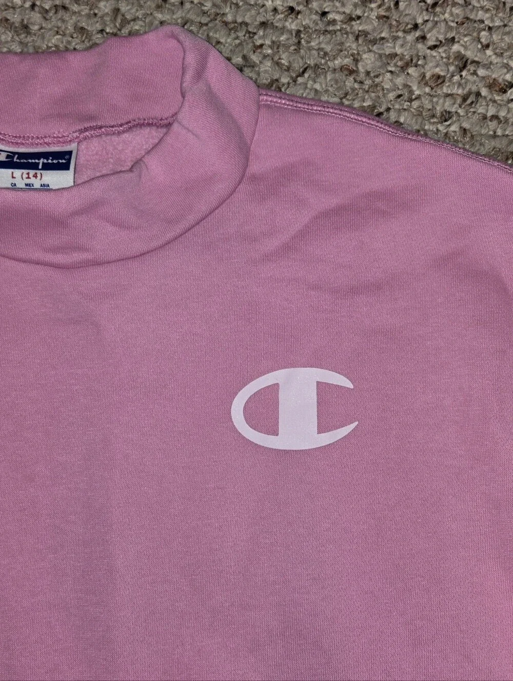 Nike/Champion Youth Girl's Sweatshirt Lot Size Large Pink/Black